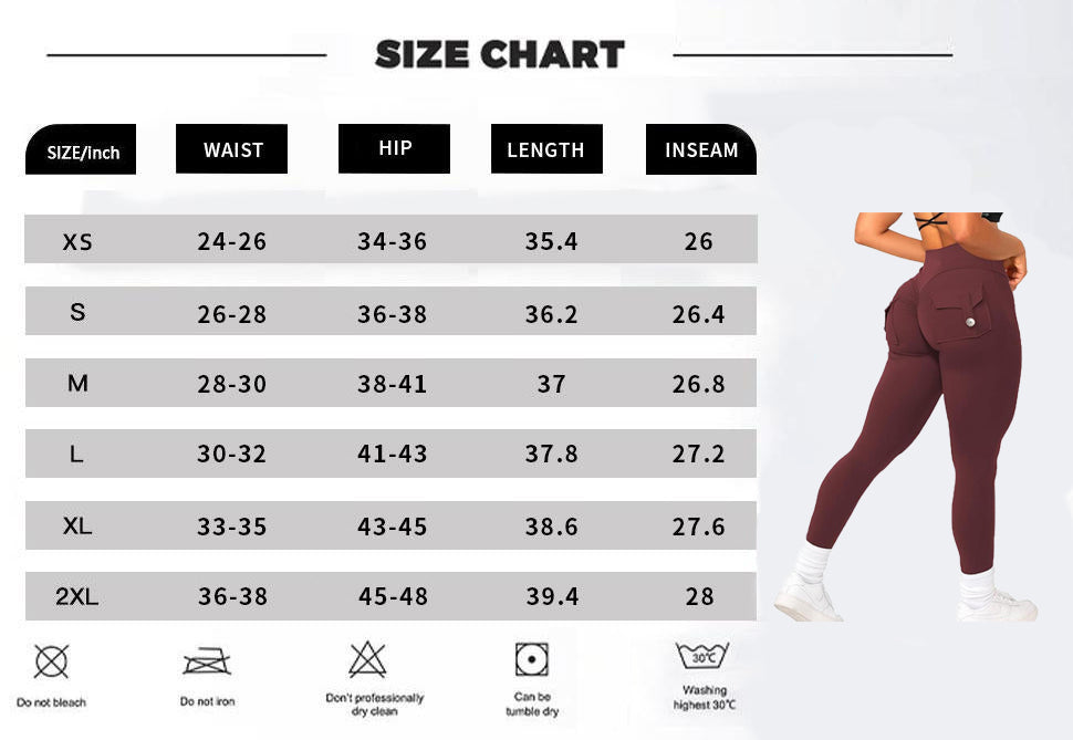 JOJOANS Leggings with Pockets for Women Yoga Workout (Buy 2 Free Shipping)