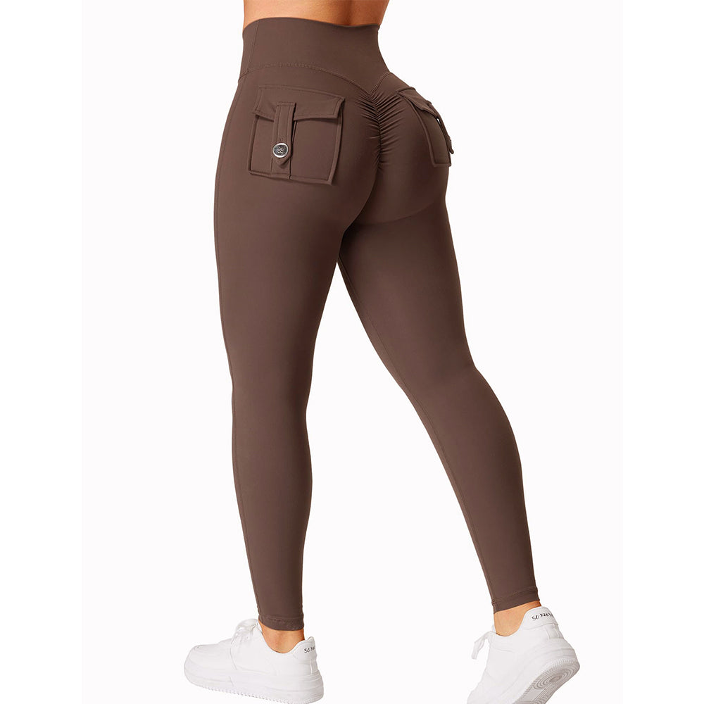 JOJOANS Leggings with Pockets for Women Yoga Workout (Buy 2 Free Shipping)