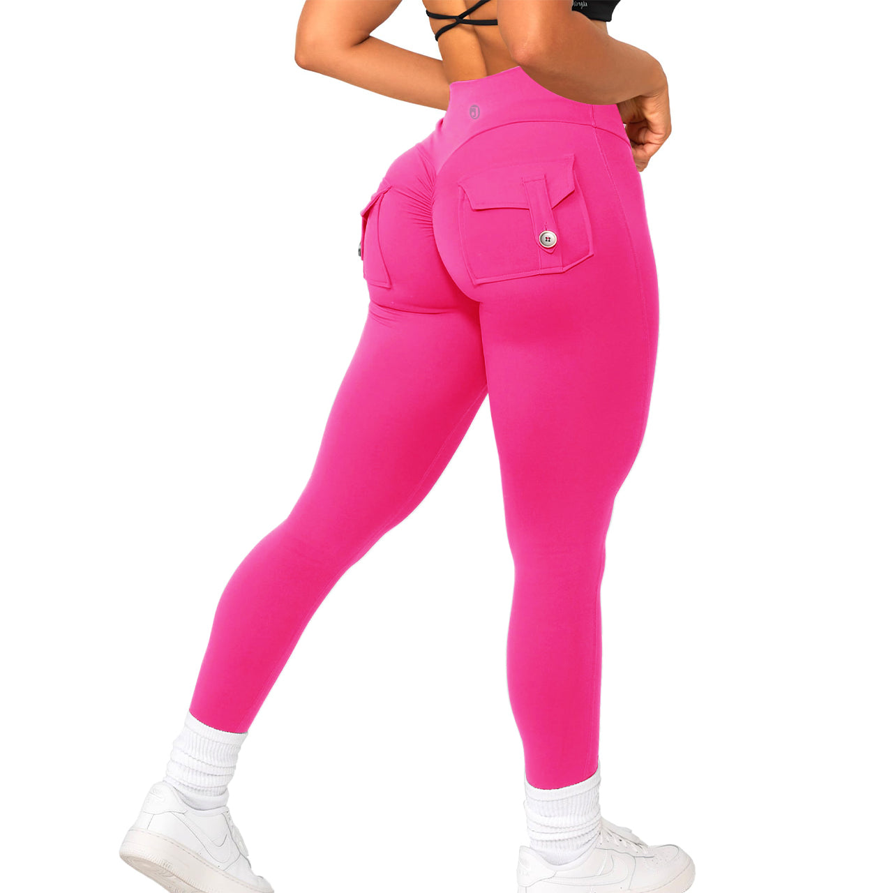 JOJOANS Leggings with Pockets for Women Yoga Workout (Buy 2 Free Shipping)
