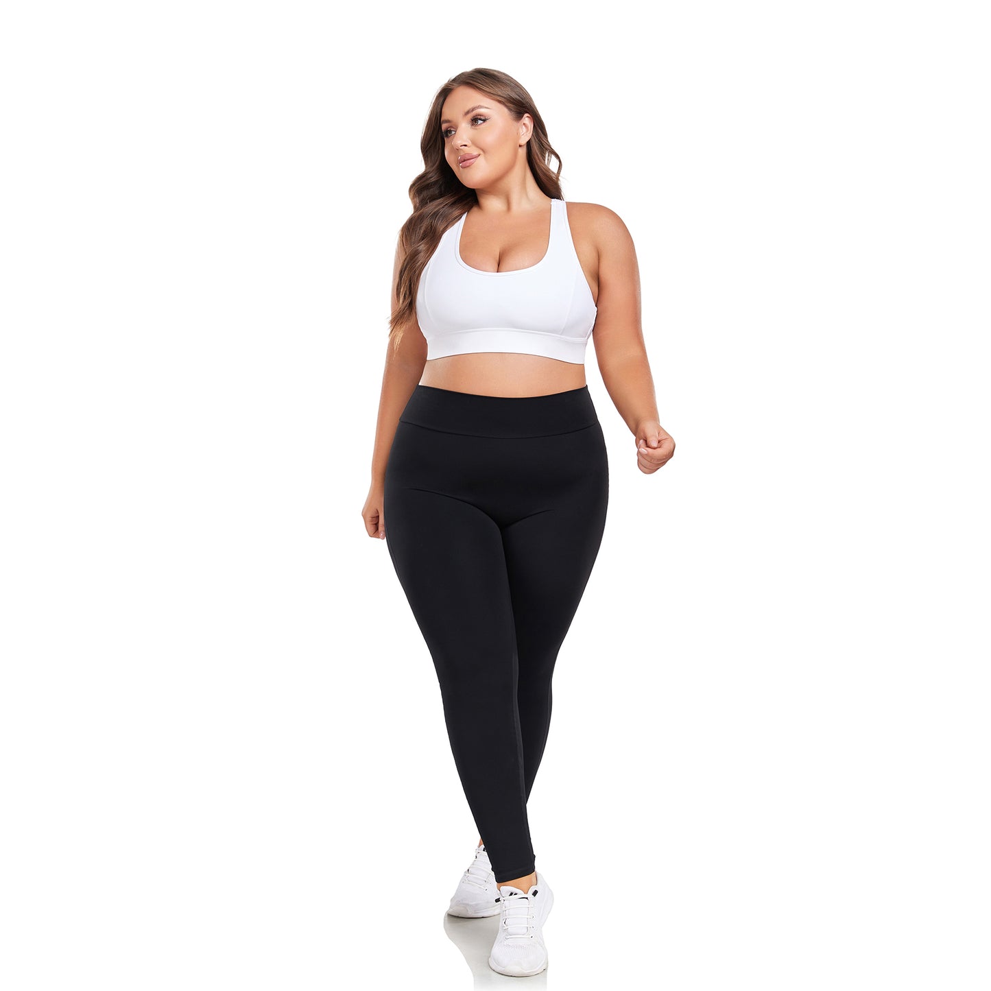 JOJOANS Plus Size Leggings with Pockets for Women High Waisted
