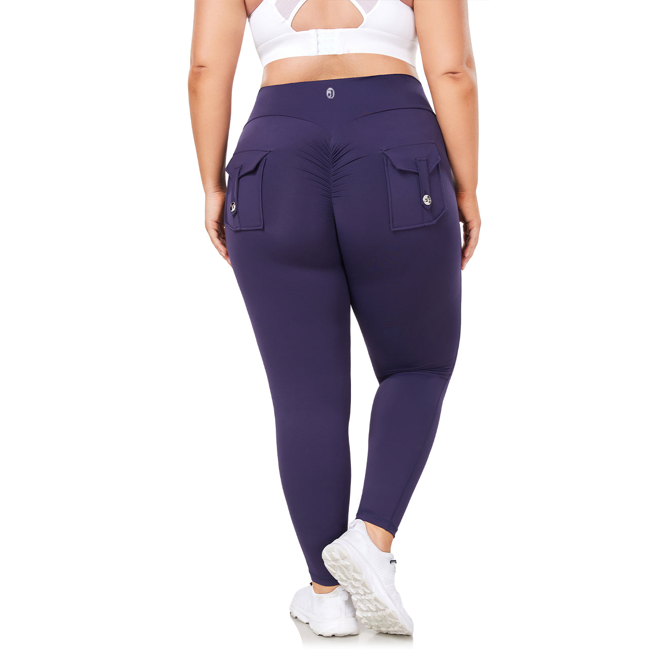 JOJOANS Plus Size Leggings with Pockets for Women High Waisted