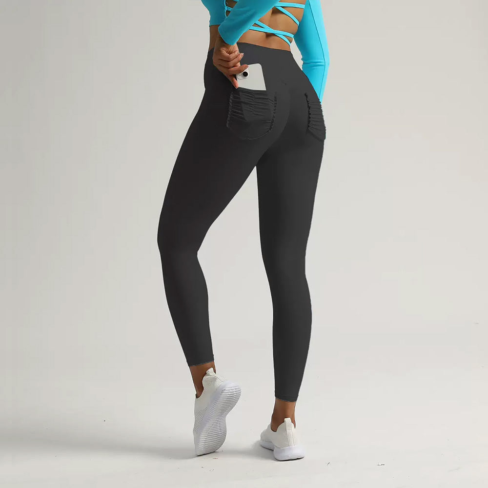 JOJOANS V-Waist Drawstring Leggings Yoga
