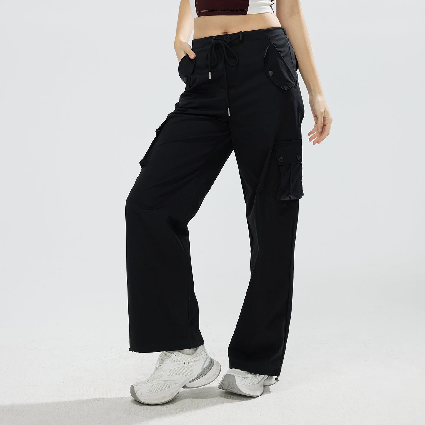 JOJOANS Women's Straight Leg Pants Minimalist Plain