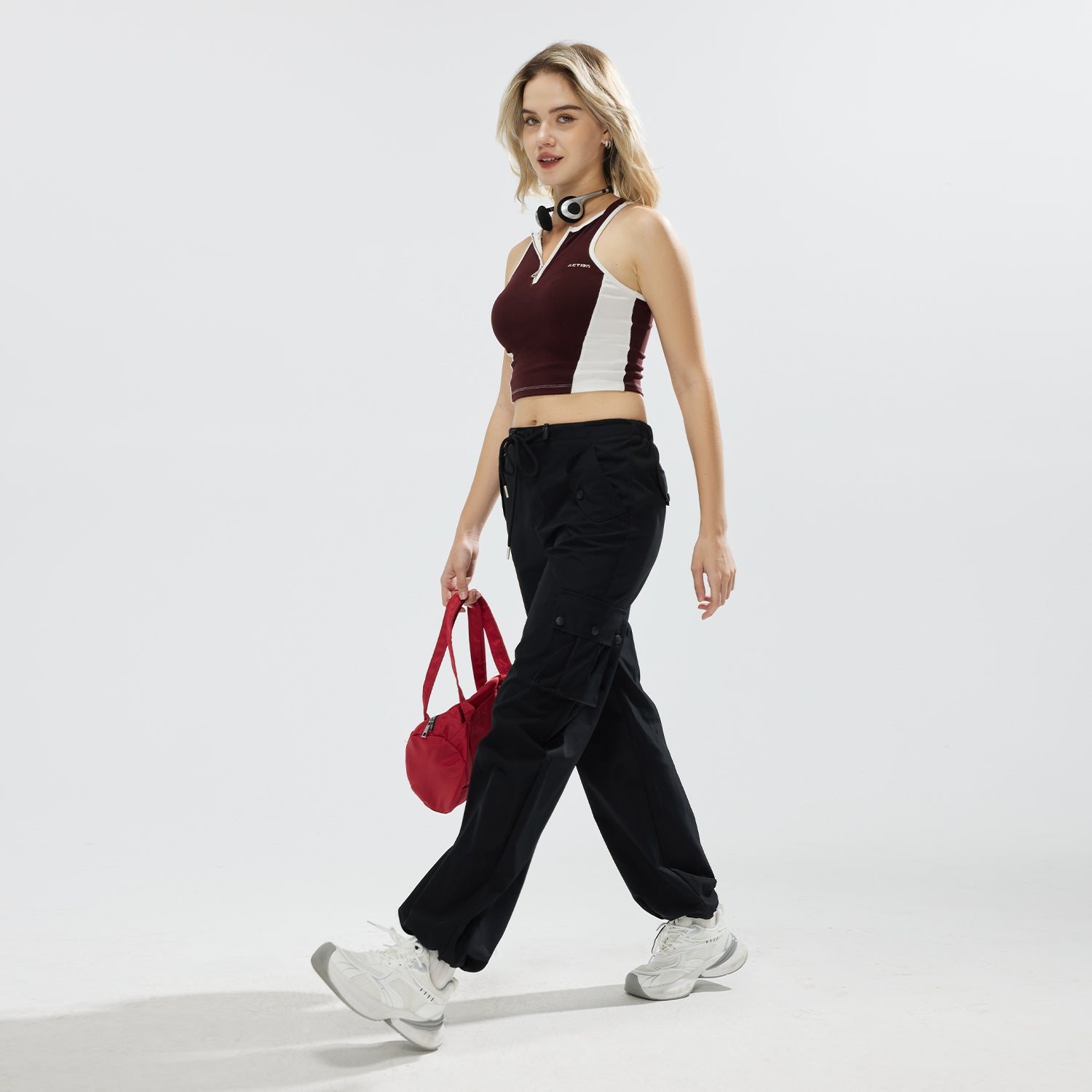 JOJOANS Women's Straight Leg Pants Minimalist Plain JOJOANS